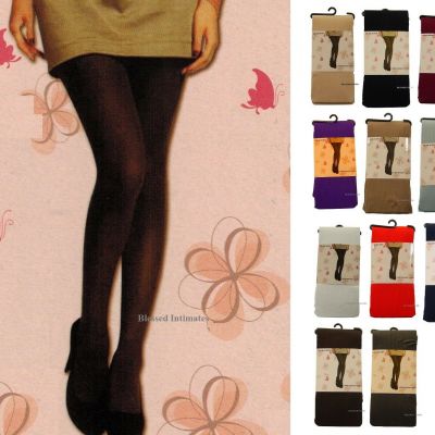 NEW WOMEN LADY OPAQUE TIGHTS FOOTED PANTYHOSE 70D UNDERWEAR REG N QUEEN SIZE